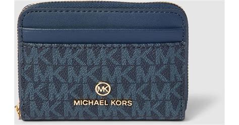 michael kors portmone blau weiß|Michael Kors Portemmonaie .